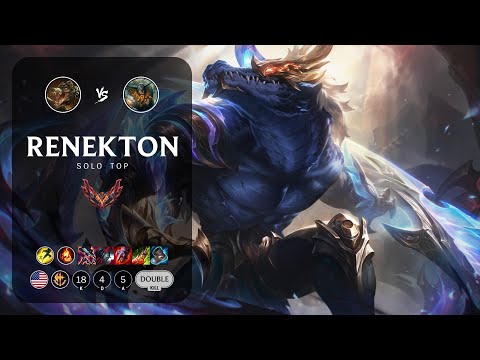 Renekton Top vs Olaf - NA Grandmaster Patch 13.16
