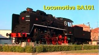 preview picture of video 'Locomotiva Vapor BA101 - Vilar Formoso'