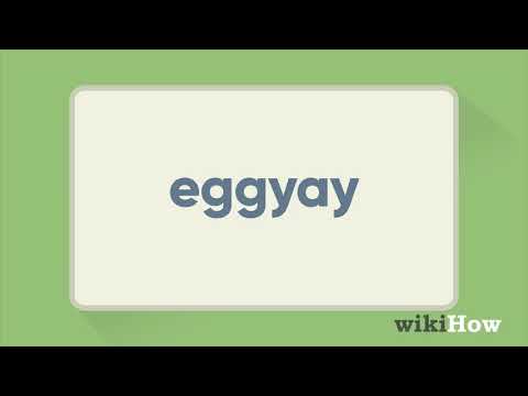How to Speak Pig Latin