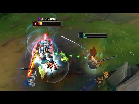 Yasuo dodged Aatrox Q 4 times...