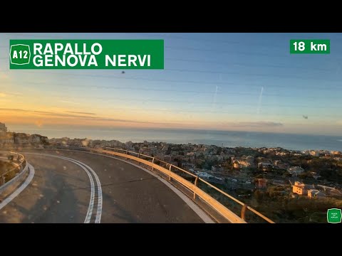 Autostrada A12 Azzurra I Tratto Rapallo-Genova Nervi W/italian Roads
