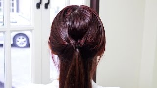 วิธีทำผมง่ายๆ Half up - Half down ทำผม สวยเก๋ ไม่เหมือนใคร