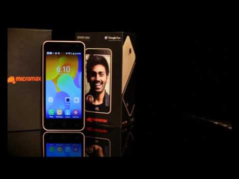 Micromax Spark Vdeo Q415 Dual Sim 4G Smartphone (1 GB RAM, Champagne)