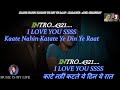 Kaate Nahi Katate Ye Din Ye Raat Karaoke With Scrolling Lyrics Eng हिंदी