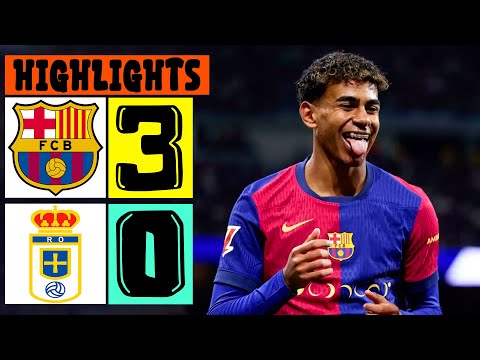 Barcelona vs Real Oviedo 3-0🔥Highlights and Goals | Laliga EA Sports 2026