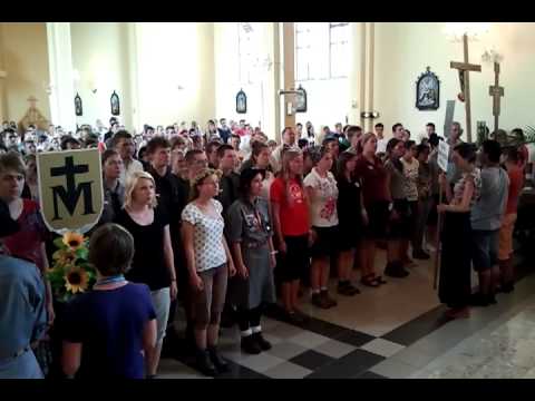 Modlitwa harcerska w Czerniewicach.