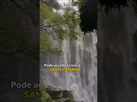 💦 Um verdadeiro espetáculo da natureza em Santa Catarina! 🌿