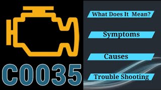 OBD Code c0035 Guide to Repair