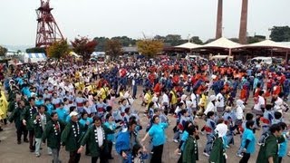 preview picture of video '炭坑節まつり総踊りに過去最大の６千人　福岡・田川'