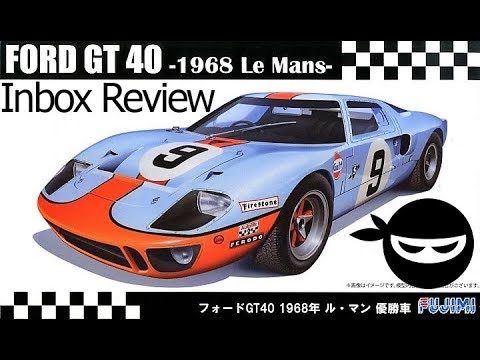 FUJIMI 1/24 Ford GT40 1968 Le Mans 24H winner Gulf #9 RS-97 scale model kit 