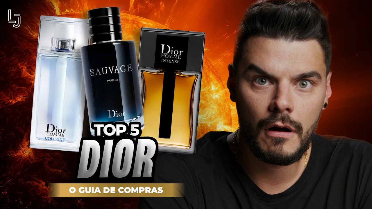 TOP 5 MELHORES PERFUMES IMPORTADOS MASCULINOS DA DIOR - GUIA DE COMPRAS