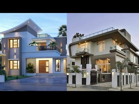 100 Modern House Front Elevation Design Ideas 2023|  Modern House Exterior Designs Ideas