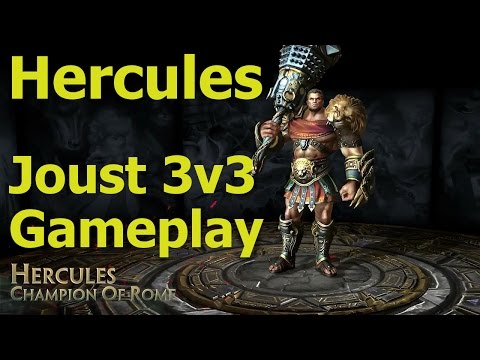 SOLO TRIPLE KILL DEICIDE (Smite Hercules Joust 3v3 Gameplay)