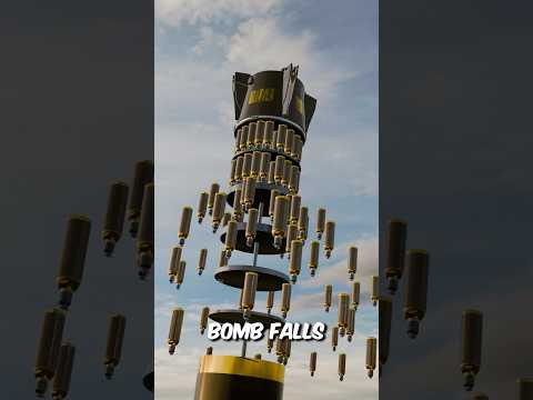 How A Cluster Bomb Actually Works😰 #shorts
