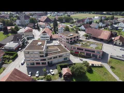 Drohnenaufnahme Dorfzentrum Deitingen vRv