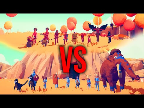 TRIBAL TEAM vs FARMER TEAM #5 | TABS - Totally Accurate Battle Simulator