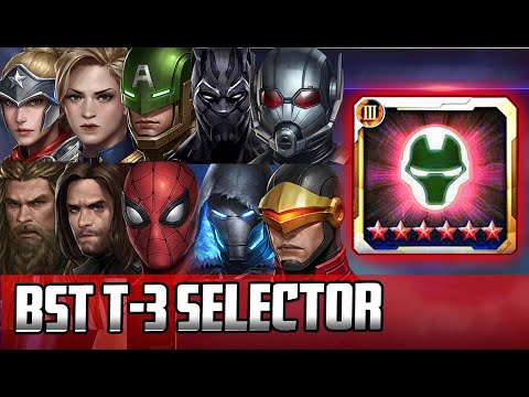 Free T-3 Selector - 10 T-3 Characters Ranking - MARVEL Future Fight