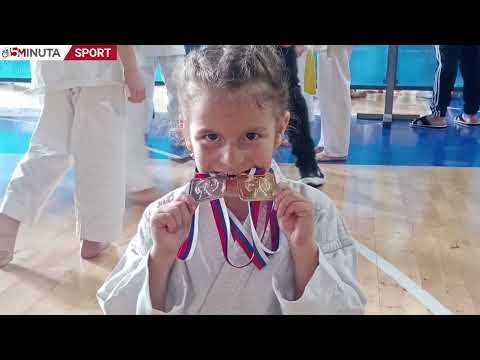 Šestogodišnja karatistkinja iz Leskovca pokorila Evropu, naredni cilj medalja na Olimpijskim igrama [video]