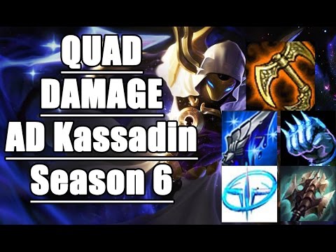 How to CARRY with AD Kassadin? (Season 6) - League of Legends Full Game Commentary