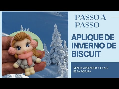 PASSO A PASSO de Aplique de Biscuit - moda inverno - DIY