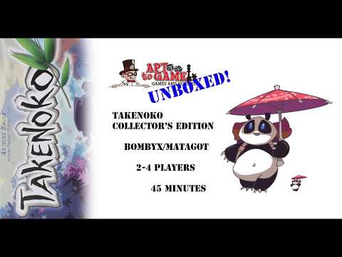 Apt To Game UNBOXING! Takenoko Collector's Edition and giveaway.