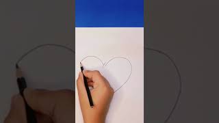 how to draw broken heart #shorts