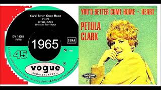 Petula Clark - You'd Better Come Home