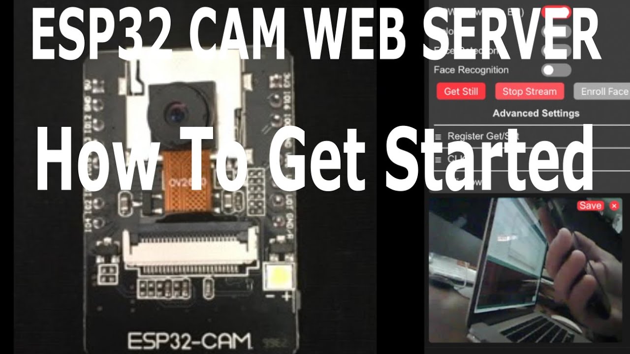 How To Get Started With The ESP32 Cam Microcontroller - 5 Minute Tutorial