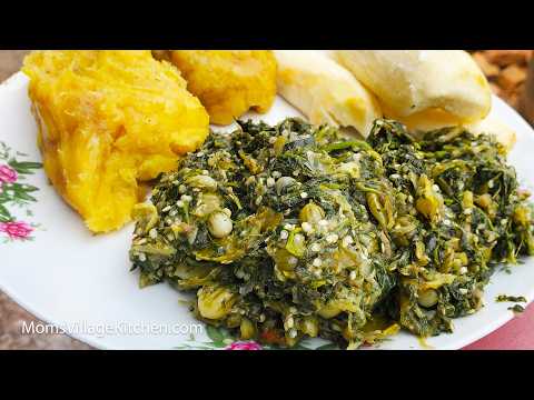 How To Cook Katunkuma, Entula & Doodo - Ugandan Style - Mom's Village Kitchen