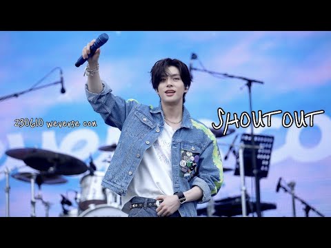 230610 Weverse Con Festival   SHOUT OUT  엔하이픈 제이크 직캠 ENHYPEN JAKE FANCAM 4K FOCUS