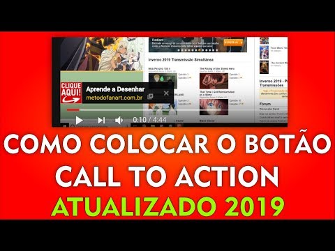 Call to Action Youtube - Como colocar [ 2019 ]