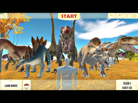 FPS Avatar VS All Dinosaurs  - Animal Revolt Battle Simulator