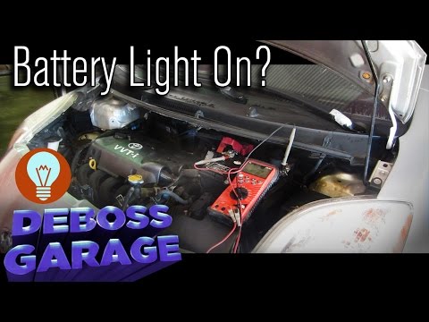 Car Battery Light On In Dashboard Toyota Yaris