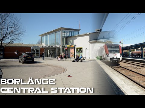 Borlänge central station Sweden | Time lapse