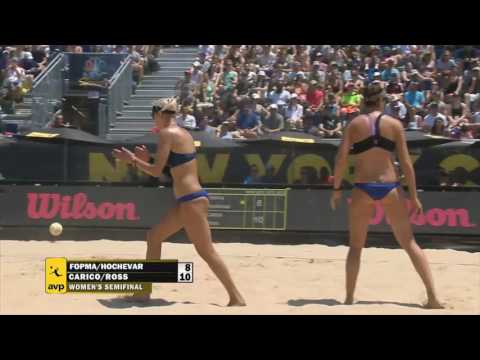 AVP New York City Open 2016 Women’s Semi-Finals: Fopma/Hochevar vs Carico/Ross