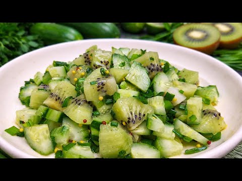 🥝 Energy Salad in 5 Minutes – Quick Kiwi Salad for Weight Control