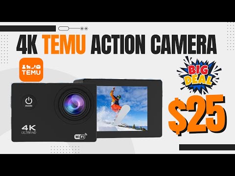 Best Budget Temu 4k Action Cam? It's Only $25!!