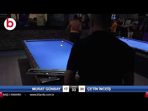 MURAT GÜNBAY & ÇETİN İNCEİŞ Bilardo Maçı - MALTEPE ARENA ZAFER KUPASI 2022-2.TUR