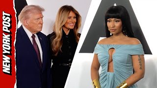 Nicki Minaj, Trump walk carpet for 'Melania' Premiere in DC