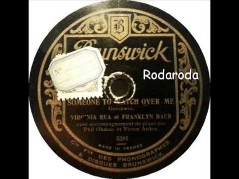 Someone to watch over me   Virginia Rae und Franklyn Baur