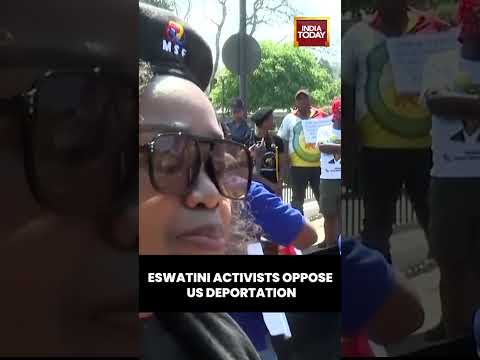 Eswatini Activists Protest US Deportation Deal | #Shorts
