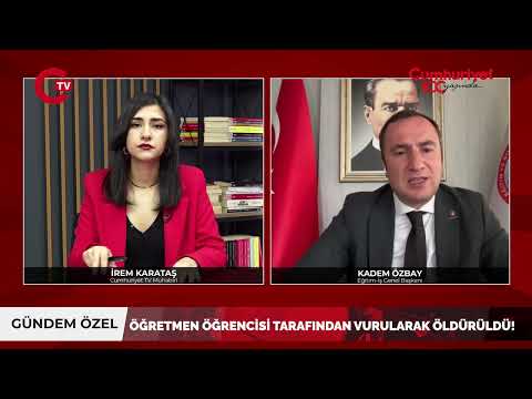 Genel Başkanımız Kadem Özbay, Cumhuriyet Tv`ye bugün Milli Eğitim Bakanı Yusuf Tekin ile yapılan görüşme, eğitimde şiddetin önlenmesi, yarın (10 Mayıs 2024 Cuma) 7 Eğitim Sendikası ortaklaştığımız  eylem ve müfredat değişikliği ile ilgili açıklamalar