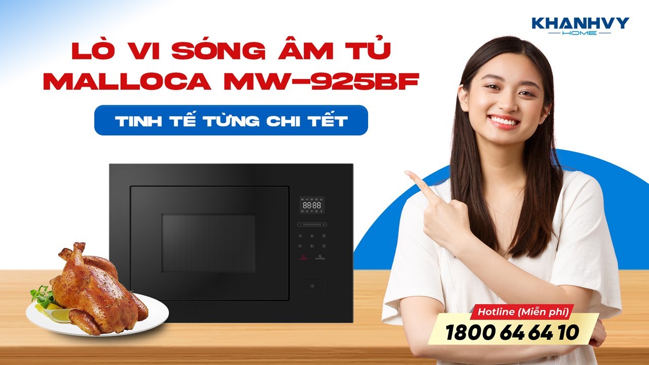 Lò vi sóng âm tủ Malloca MW-925BF