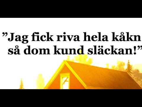 Norrländsk brandman har det svettigt [Norrländska] [Kramfors]