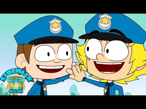 Sidewalk Cops | Lazy Daisy's Nap Time | Kids Cartoons | Police kIds | Cartoons For Kids