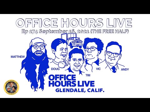 Andy Richter, Matthew E. White on Office Hours Live (Ep 174 9/16/2021)