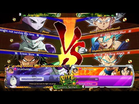 DBFZ | COM 66 | ScrubDaddyLee vs Del TOP 4 | Can Del win in the RUNBACK???