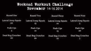 preview picture of video 'Morristown Fitness - Weekend Workout Challenge - November 14 2014'
