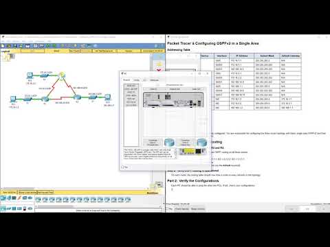 PKT 8.2.2.7 - Configuring OSPFv2 in a Single Area