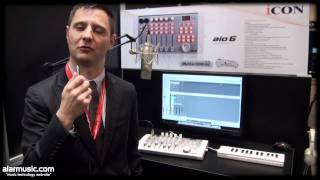 Video thumbnail for ICON @ MUSIKMESSE 2011: AIO6, G-BOARD, V GIG, iCONTROL PRO by Alarmusic